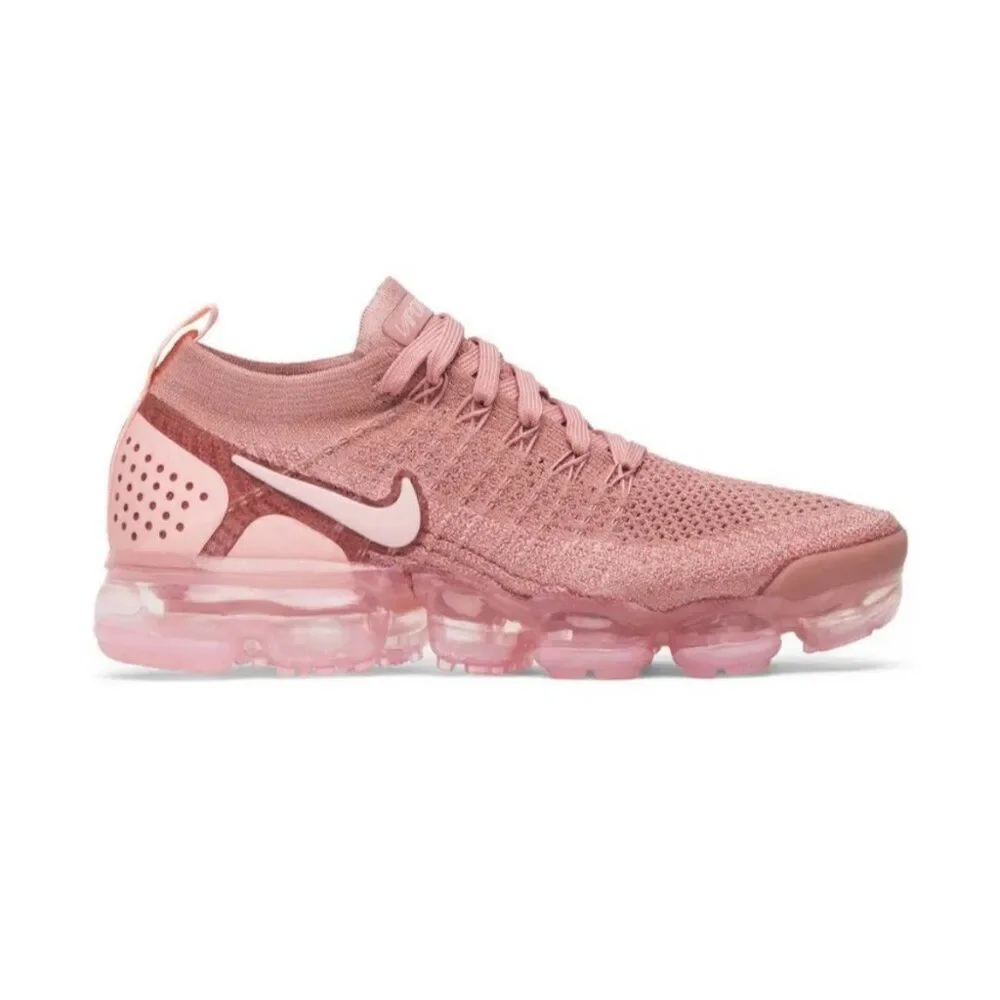 Nike Air VaporMax Flyknit 2 Rust Pink 942843-600 Size 7